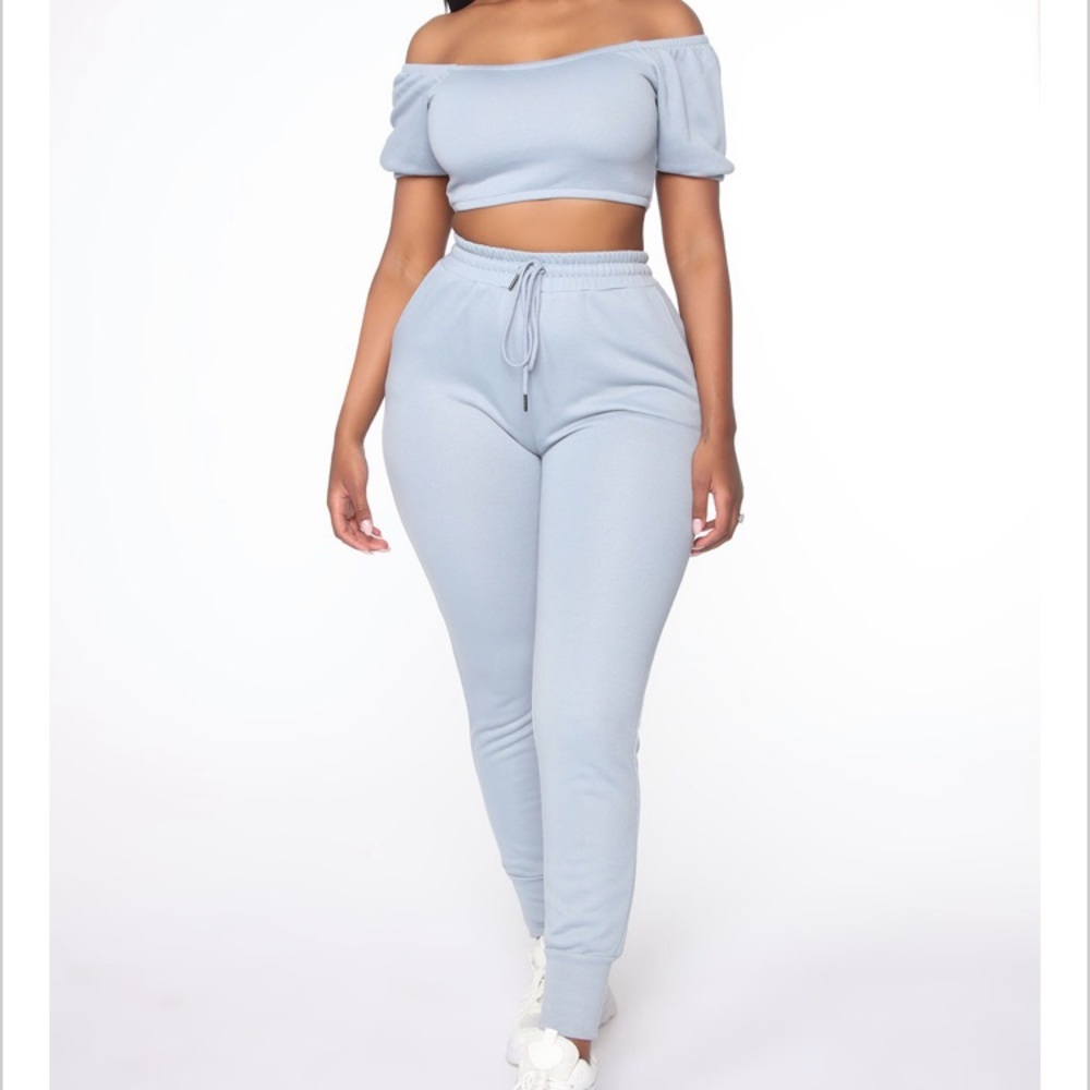 COPY - Two piece lounge / active set - Blue